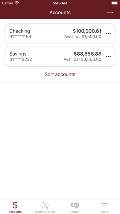 State Bank of Fairmont mobile Screenshot