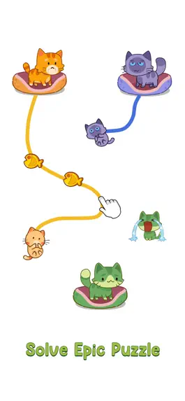 Game screenshot Cat Puzzle: Draw to Kitten apk