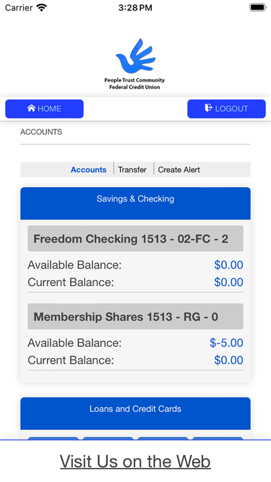 People Trust Community FCU Screenshot