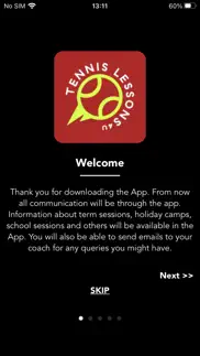 tennis lessons 4u iphone screenshot 2