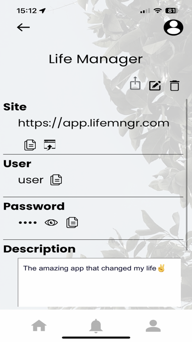 Life Manager Service Screenshot 4 - AppWisp.com Life Manager Service Screenshot 4 - AppWisp.com