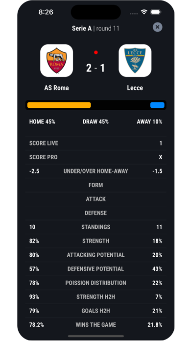 preBet - soccer predictions Screenshot