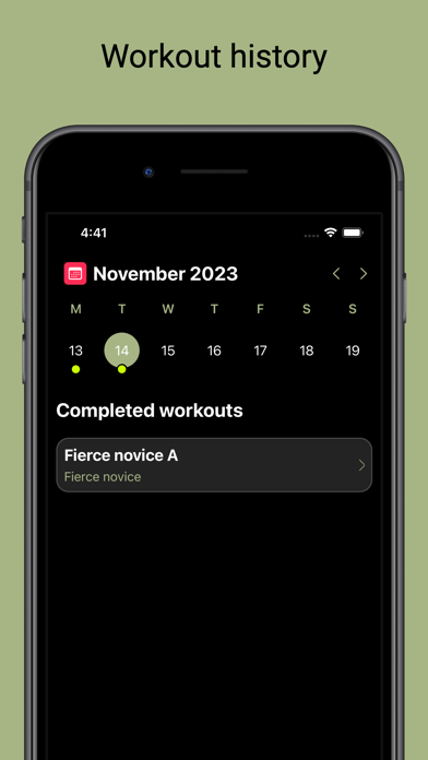 BFIT fitness Screenshot