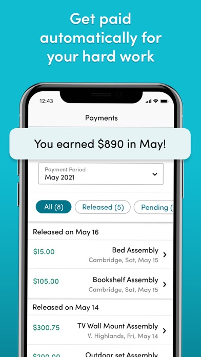Wayfair Service Pro Screenshot