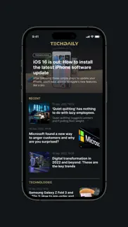 tech day news iphone screenshot 2