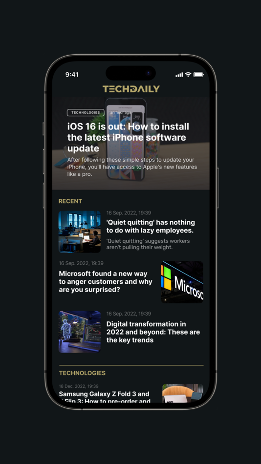 #2. Tech Day News (iOS) 由: Verum Messenger