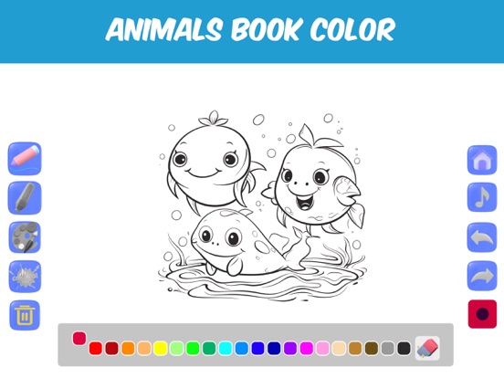 Screenshot #4 pour Animals Book Color
