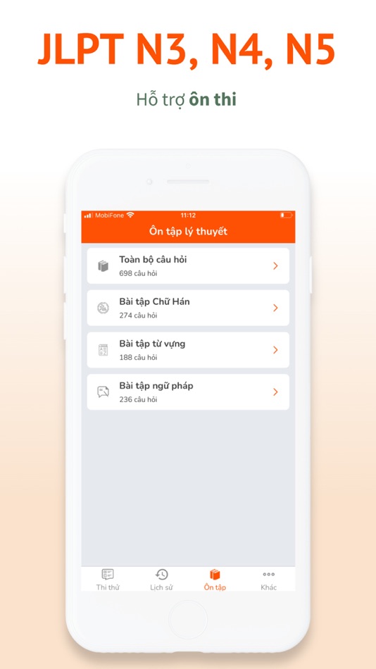 #7. JLPTify N3, N4, N5 (iOS) بواسطة: Binh Tran