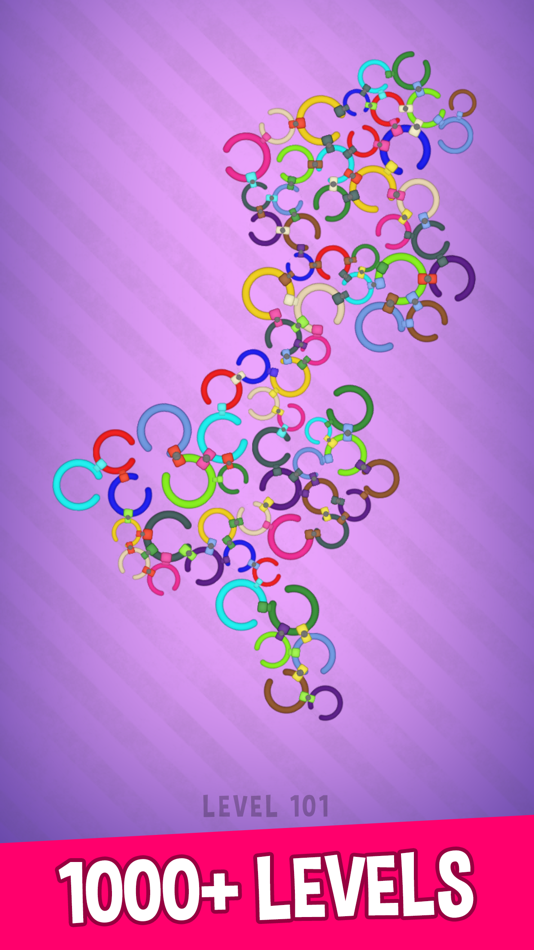 #6. Untie the Rings: Circle Rotate (iOS) 由: Daniel Cornelis Johannes Maria van Geel