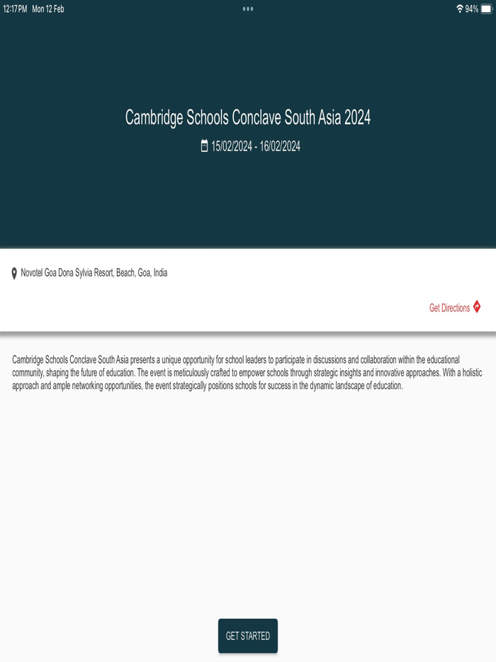 Cambridge Schools Conclave