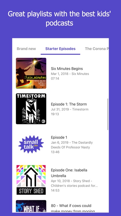 Smalltalk.fm Podcasts for kids screenshot-3