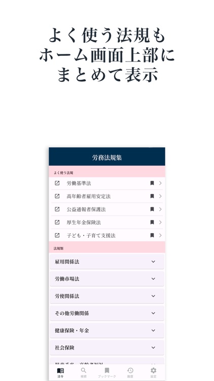 労務法規集：労務に特化したプロフェッショナル用六法 screenshot-4