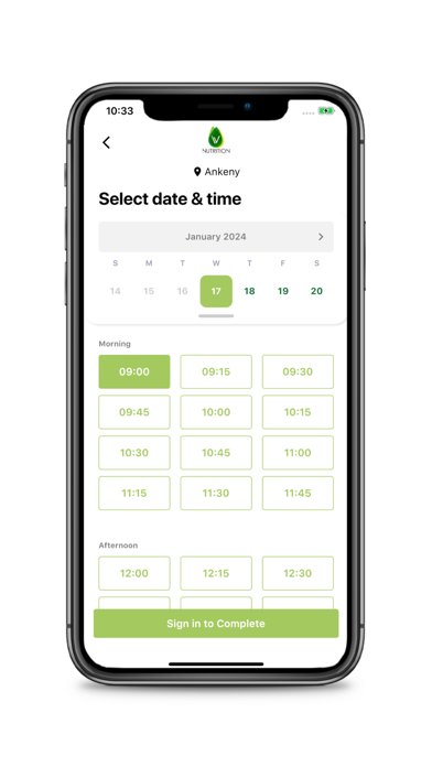IV Nutrition Screenshot