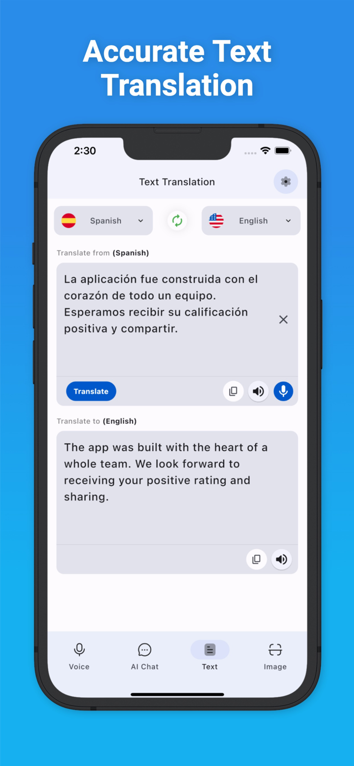 Voice Translator and AI Chat 