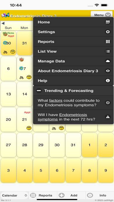 EndometriosisDiary3 Screenshot