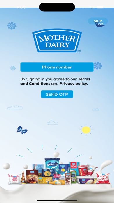 Mother Dairy Screenshot