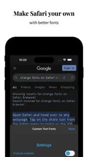 text font extension - fontflex iphone screenshot 1