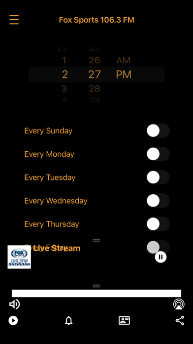 Fox Sports 106.3 FM Screenshot