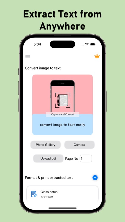 Picture to text: Image Scanner