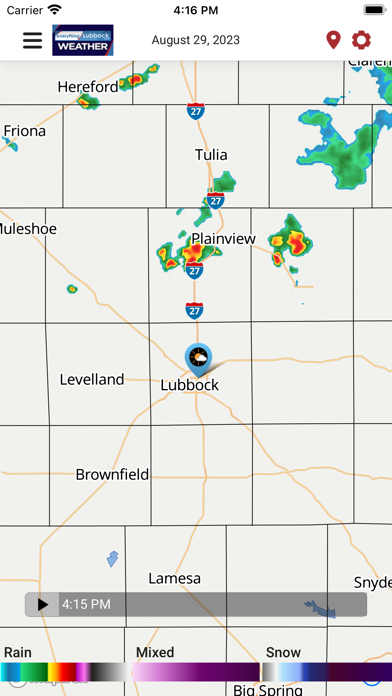 EverythingLubbock Weather Screenshot