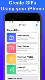 gif maker: photo to gif iphone screenshot 1