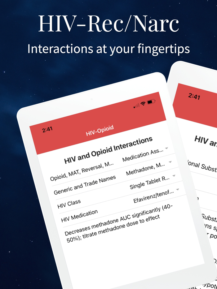 HIV-Recreational and Narcotics