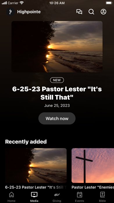 Highpointe Ministries Screenshot