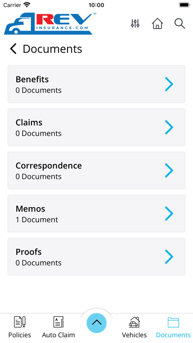 REV Insurance Screenshot