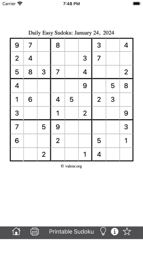 Printable Sudoku 
                        2024年11月20日00点已下架