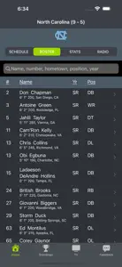 North Carolina Football screenshot #2 for iPhone