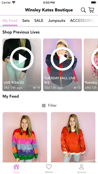 Winsley Kates Boutique Screenshot