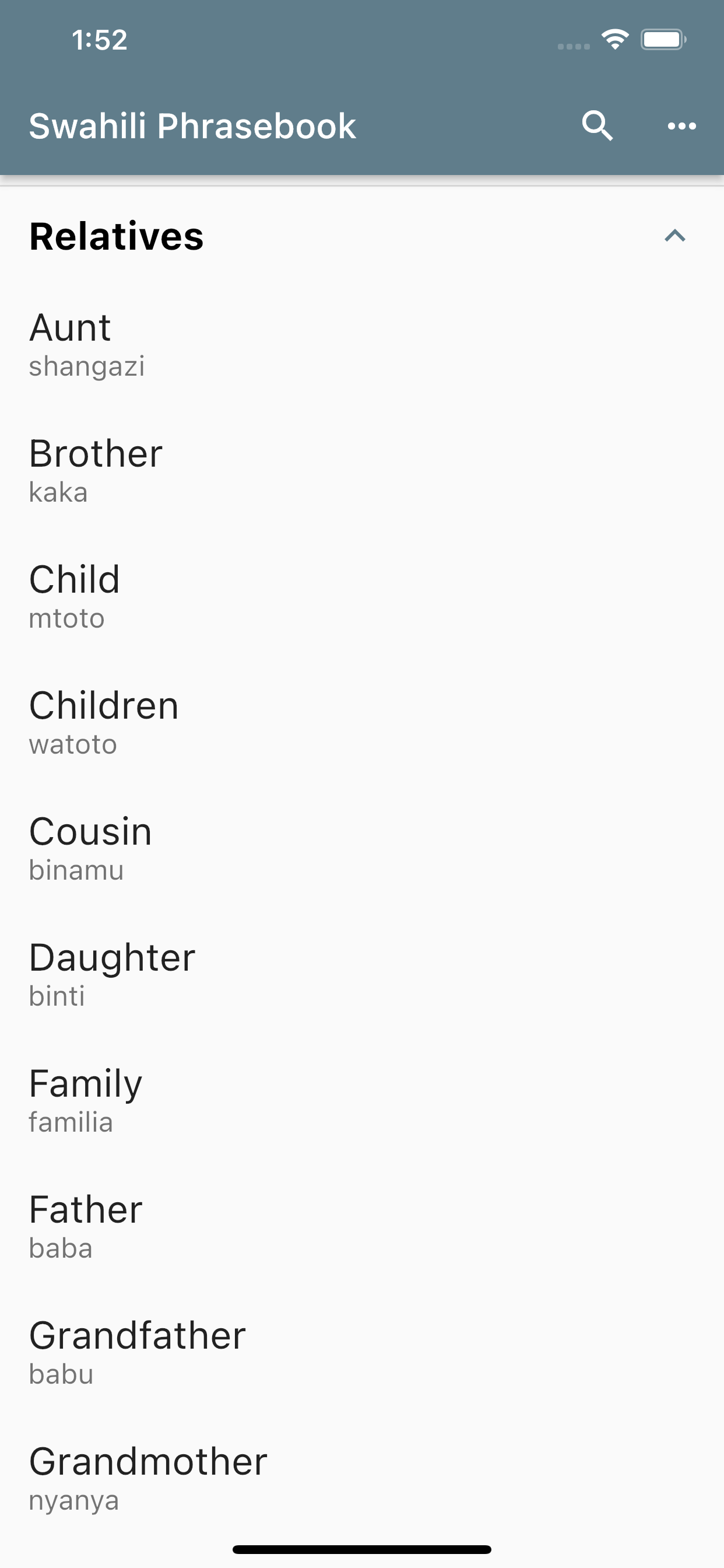 Swahili Basic Phrases