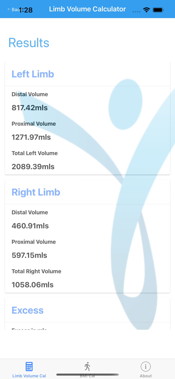 LymVol Limb Volume Calculator