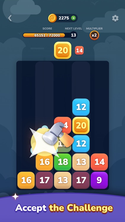 Merge Blocks: Number Puzzle