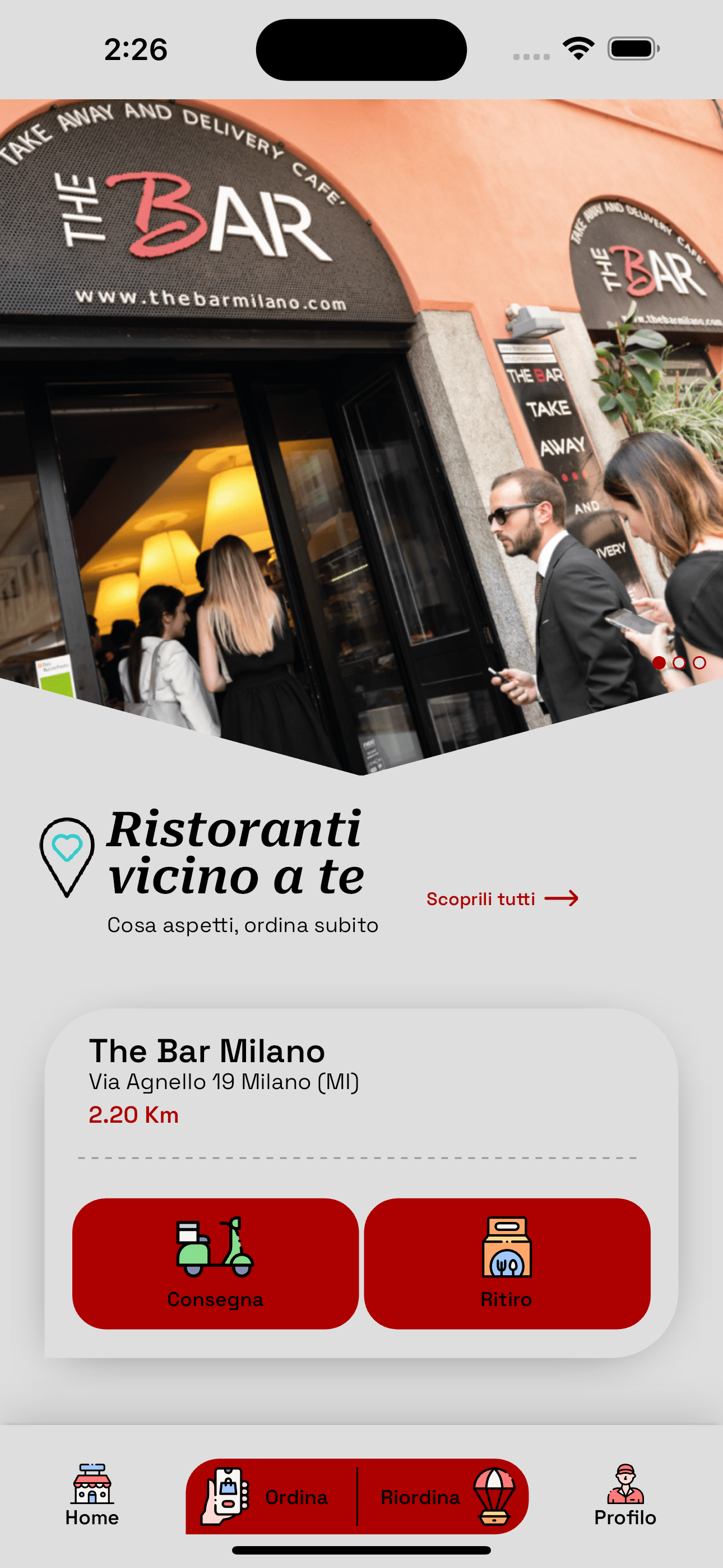 The Bar Milano