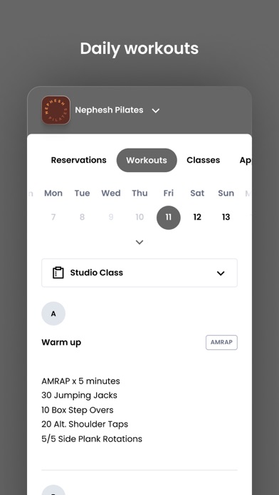 Nephesh Pilates Screenshot