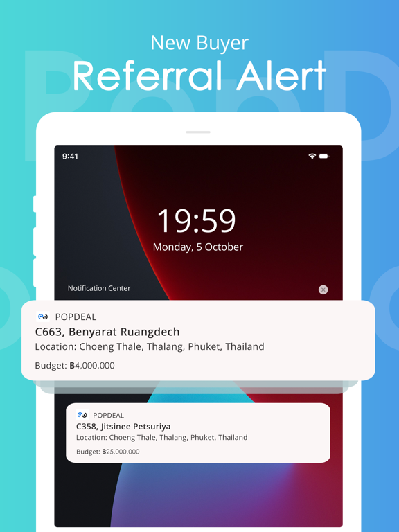 PopDeal - The Agent App iPad screenshot 2 - Business app