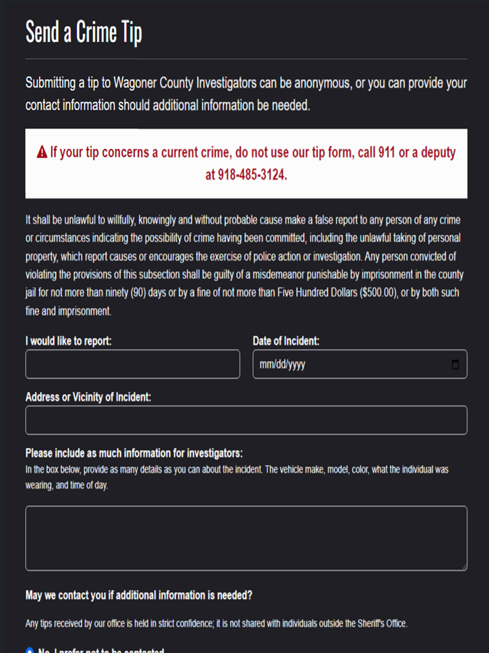 Wagoner County Sheriffs Office