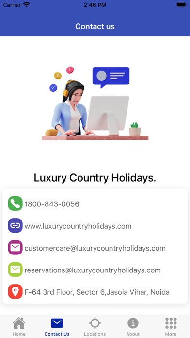 Luxury Country Holidays Screenshot