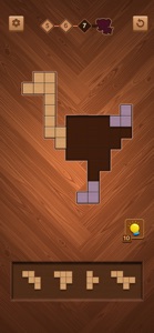 Jigsaw Wood Block screenshot #1 for iPhone