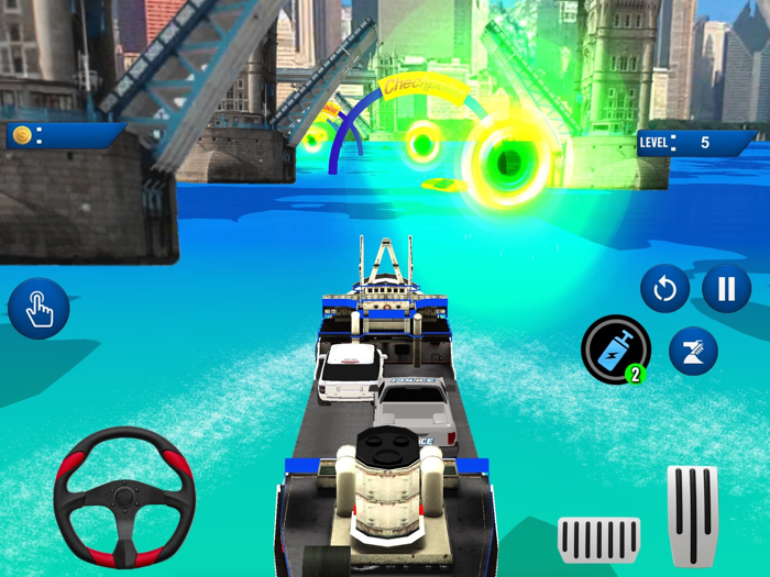 Police Transport Truck Driving