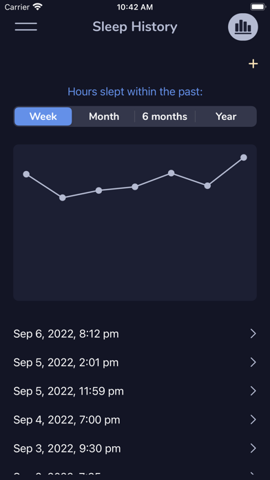CORI Sleep Screenshot
