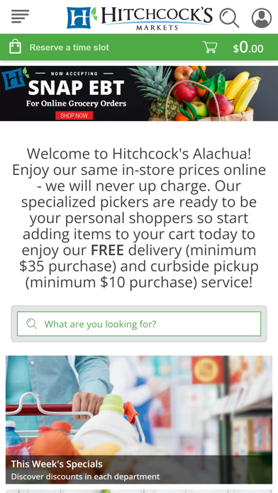 Hitchcock's Markets Screenshot