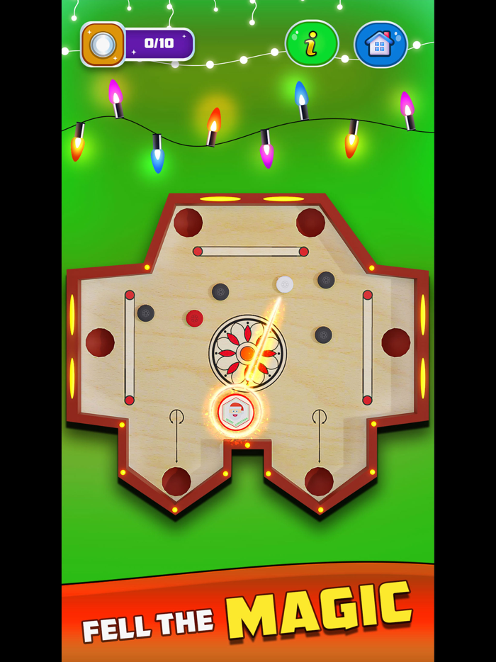 Real Carrom Queen Board Game