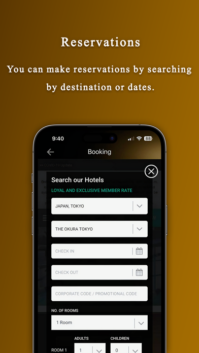 One Harmony:Okura Nikko Hotels Screenshot
