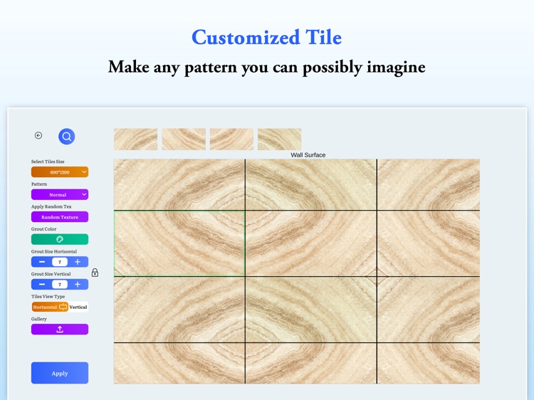 Tiles Visualizer - 3D Mockup