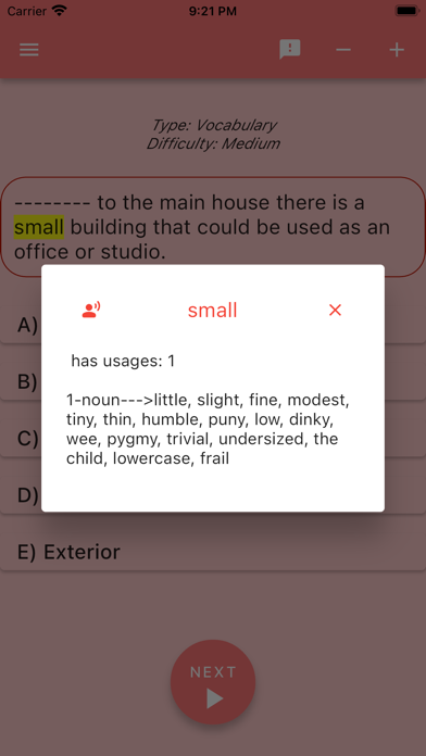 English Exams Screenshot