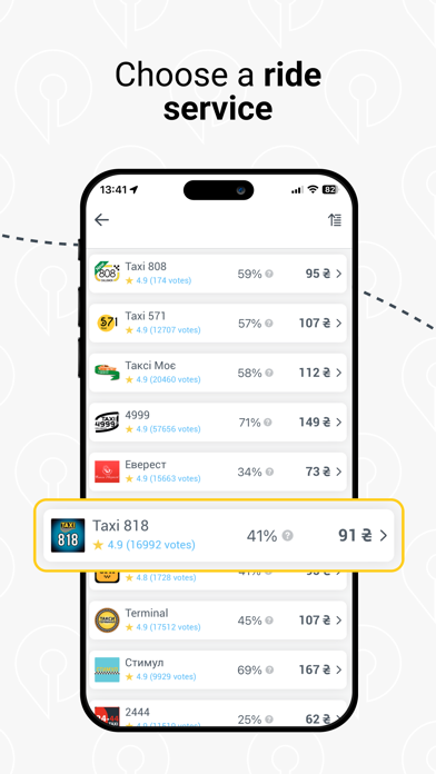 Taximer: compare taxi prices Screenshot