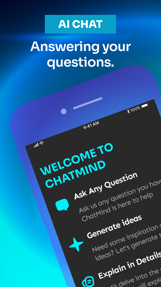 #1. ChatMind - Good Chat Bot (iOS) 게시자: Bookvitals APP SRL