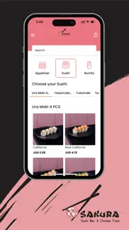 sakura sushi & chinese food iphone screenshot 2